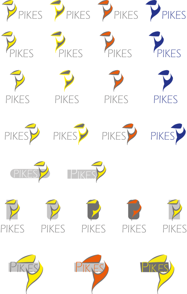 PIKES Logo process 2022